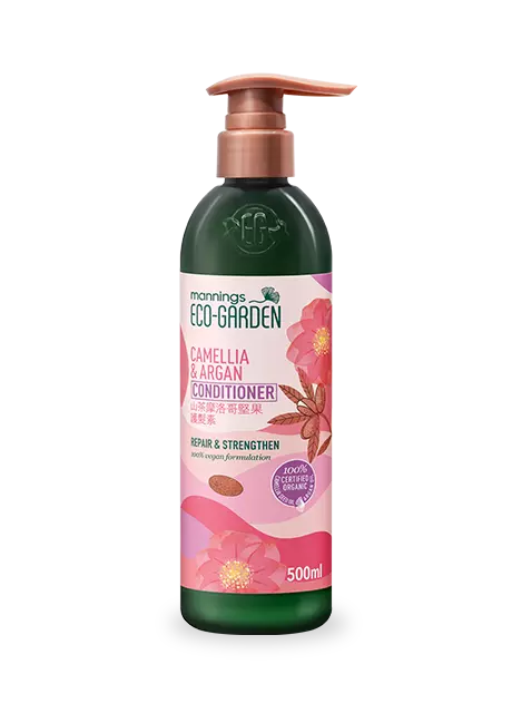 Mannings Eco-Garden Camellia & Argan Repair & Strengthen Conditioner 500ml