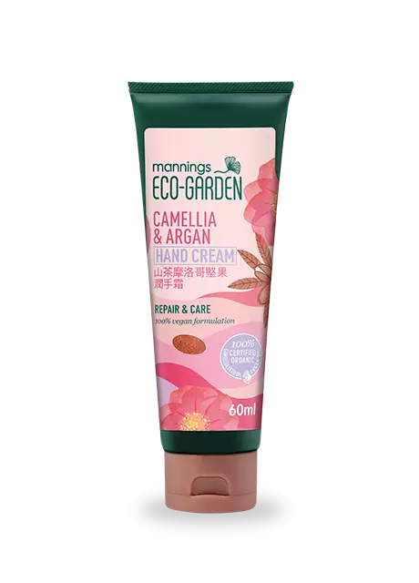 Mannings Eco-Garden Camellia & Argan Repair & Care Hand Cream 60ml