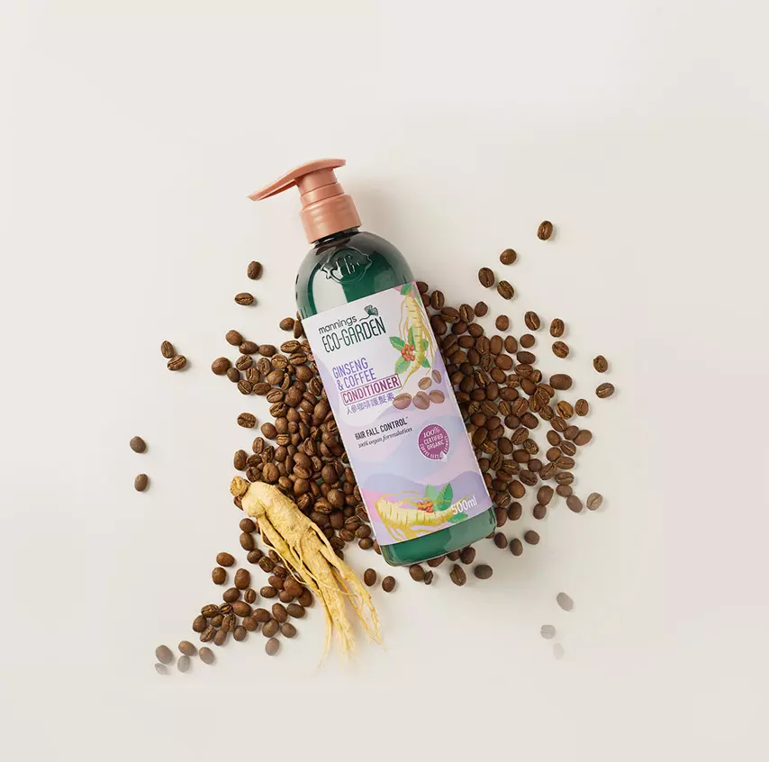 Mannings Eco-Garden Coffee & Ginseng Hair Fall Control Conditioner 500ml